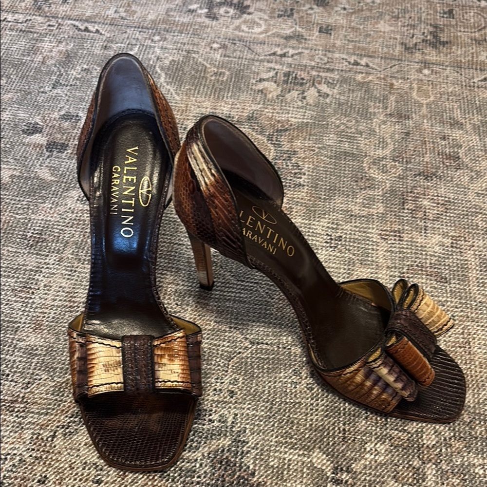 VALENTINO Garavani Brown Women's Heels